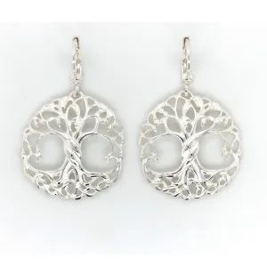 Silver Celtic "Tree of Life" Earrings