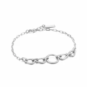 Silver Horseshoe Link Bracelet