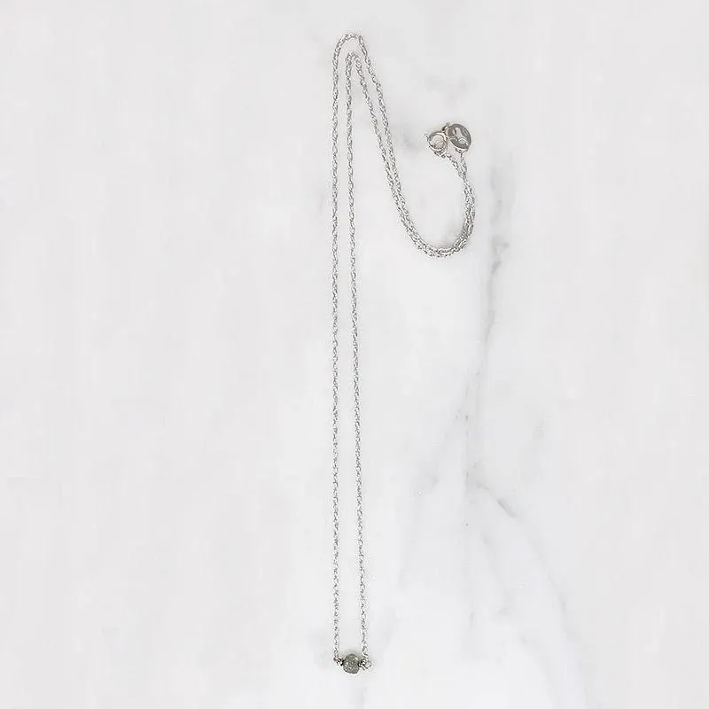 Simple Beauty Raw Diamond Necklace from brunet