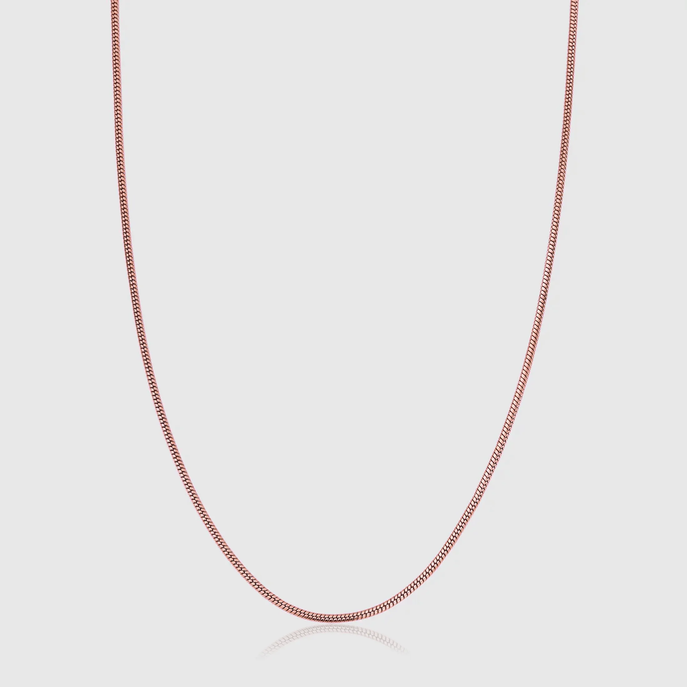 Snake Chain (Rose Gold) 2mm