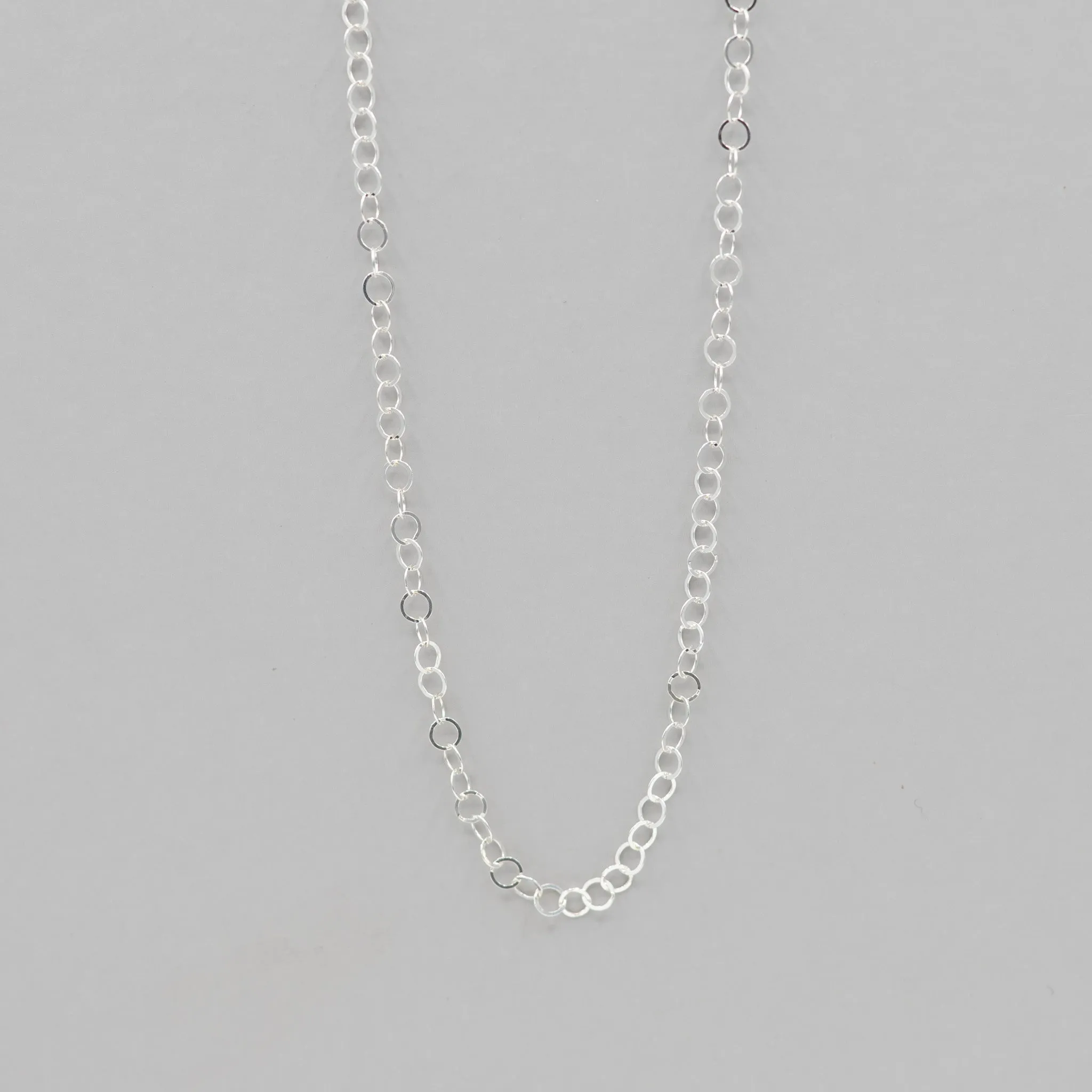 Sterling Silver 3mm Circle Layering Chain