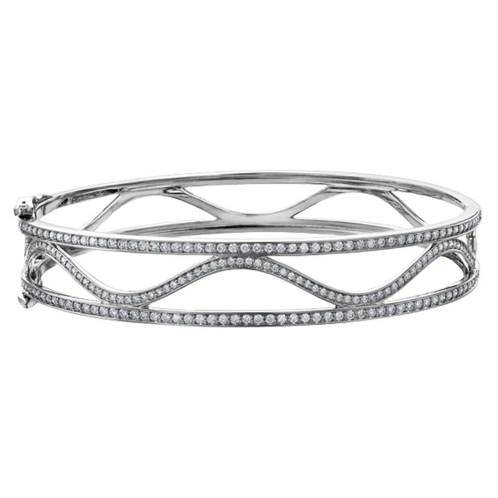 Stunning Diamond Bangle Bracelet