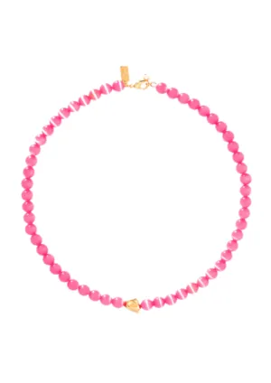 Tokyo Necklace Pink Cat Eye