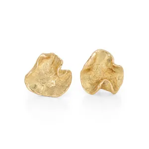 Wave Studs 18ct Gold