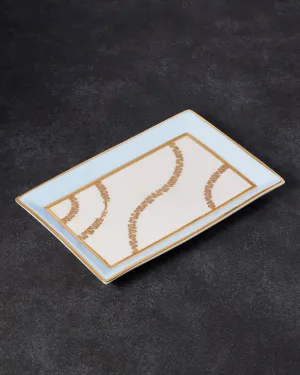 Wavy Baguette Diamond Chain Jewelry Tray