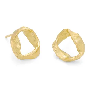 Whorl Studs 18ct Gold