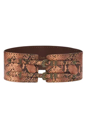 WIDE DOUBLE BUCKLE  BELT TALES OF TALITHA