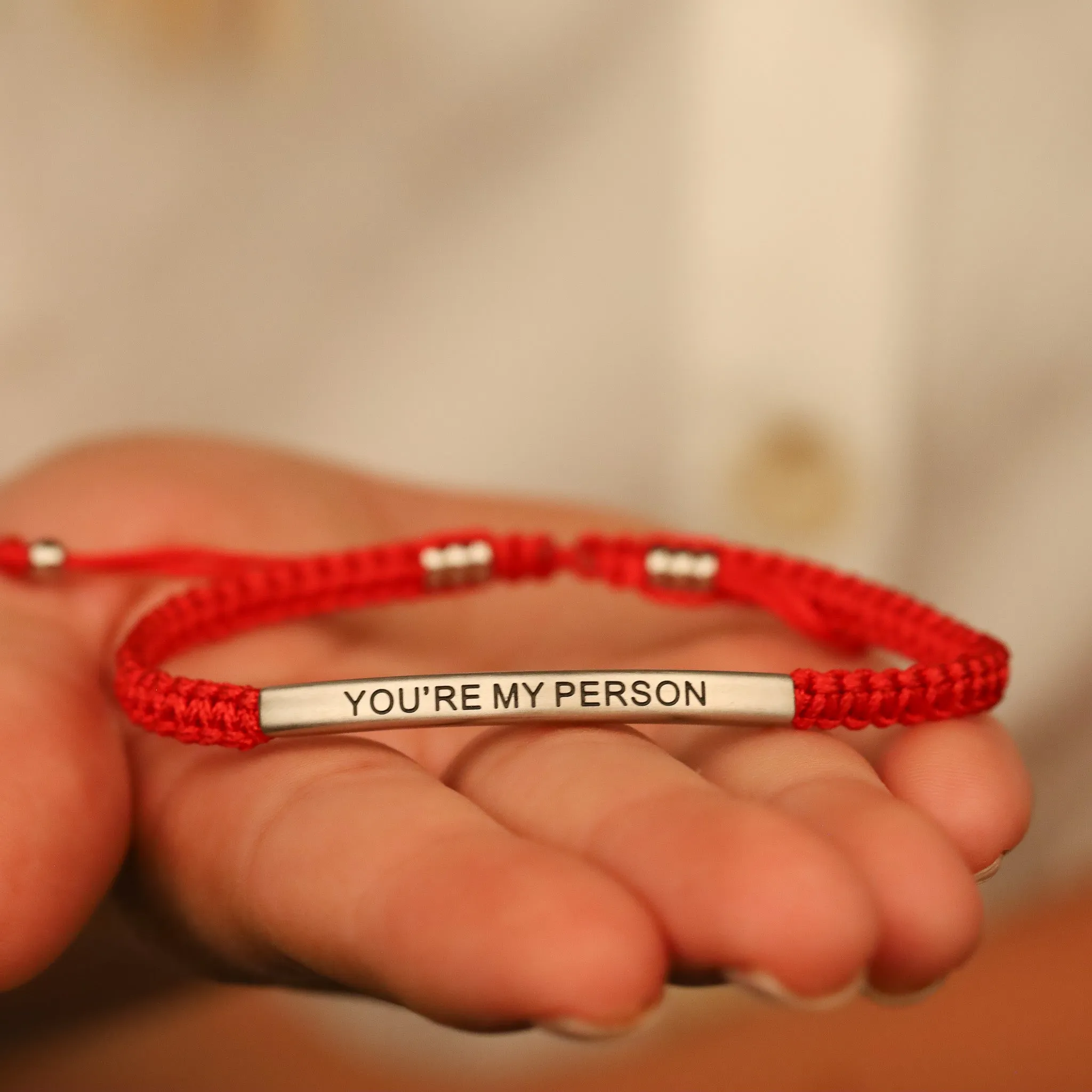 YOU'RE MY PERSON ROPE BRACELET