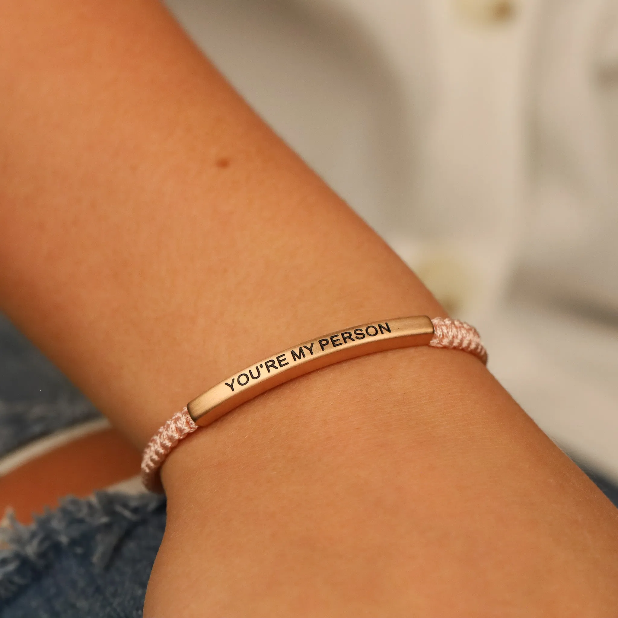 YOU'RE MY PERSON ROPE BRACELET