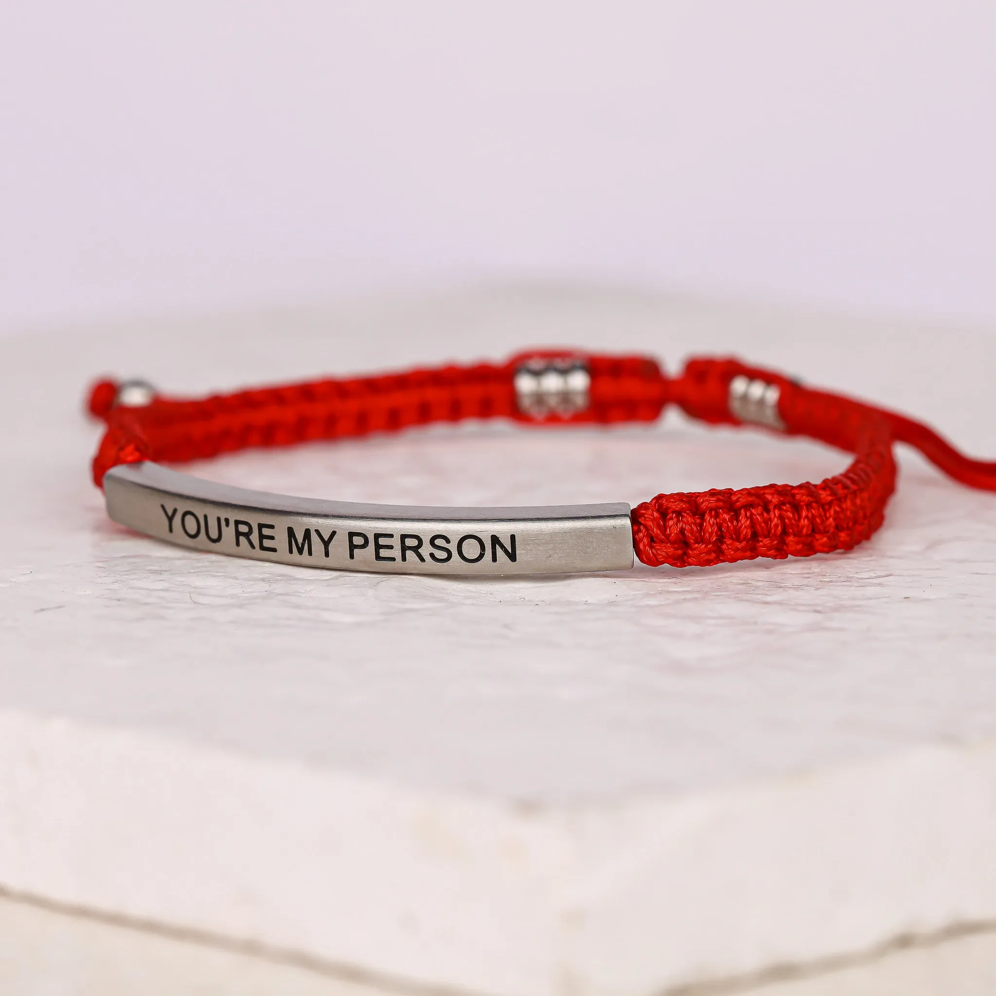 YOU'RE MY PERSON ROPE BRACELET