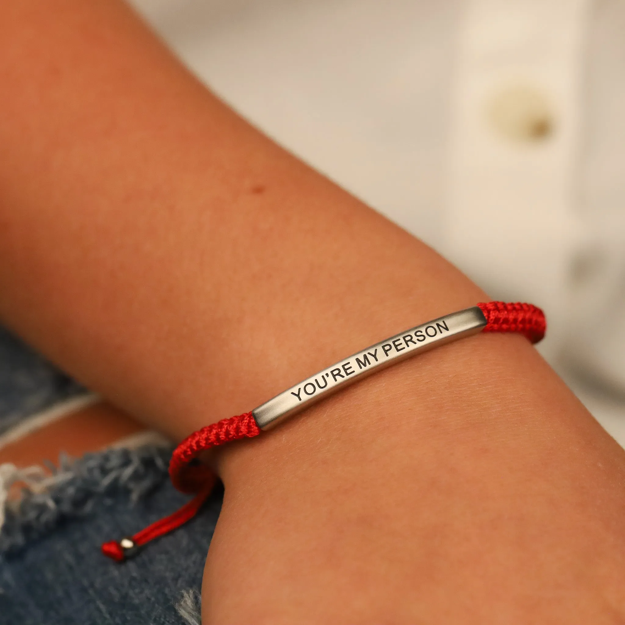 YOU'RE MY PERSON ROPE BRACELET