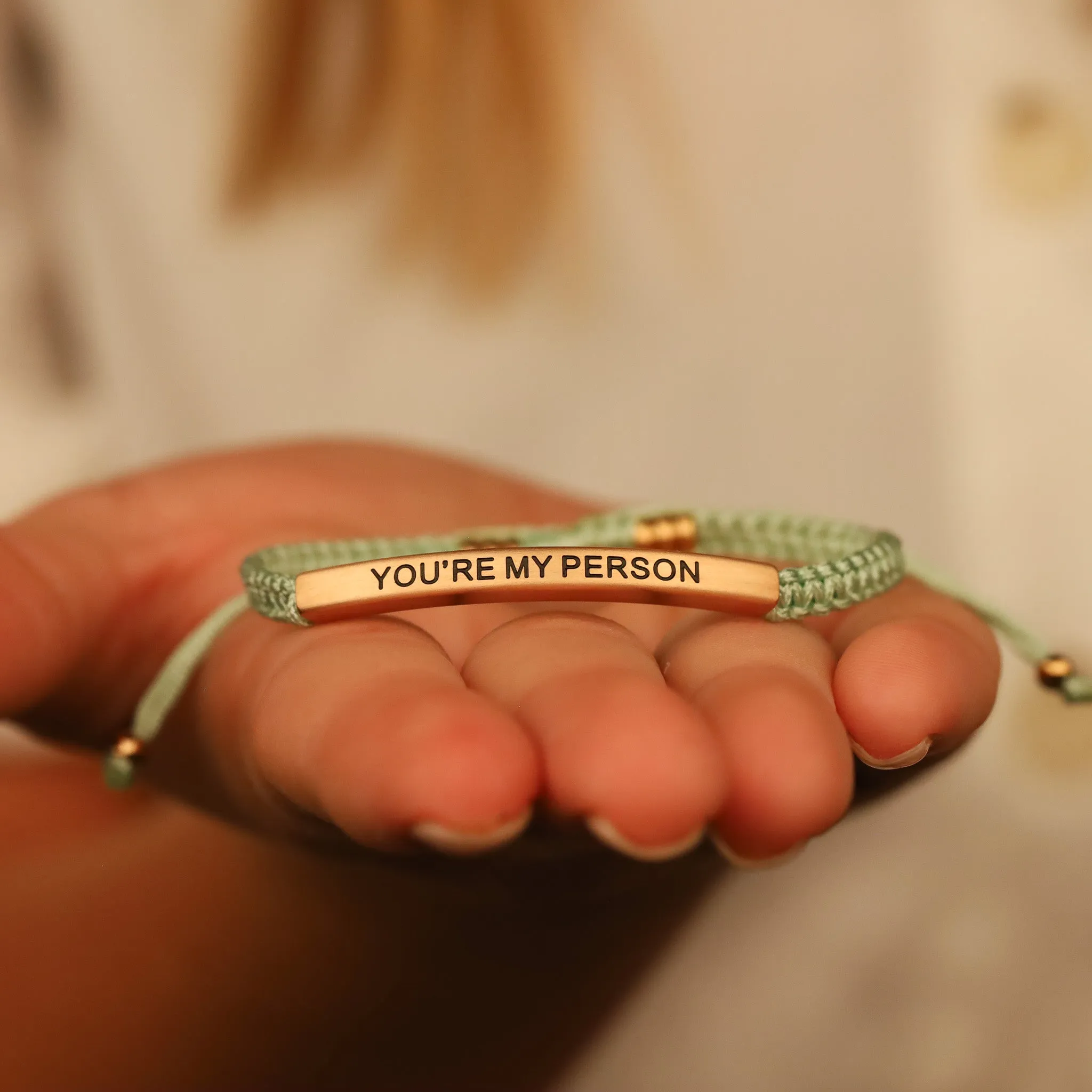 YOU'RE MY PERSON ROPE BRACELET