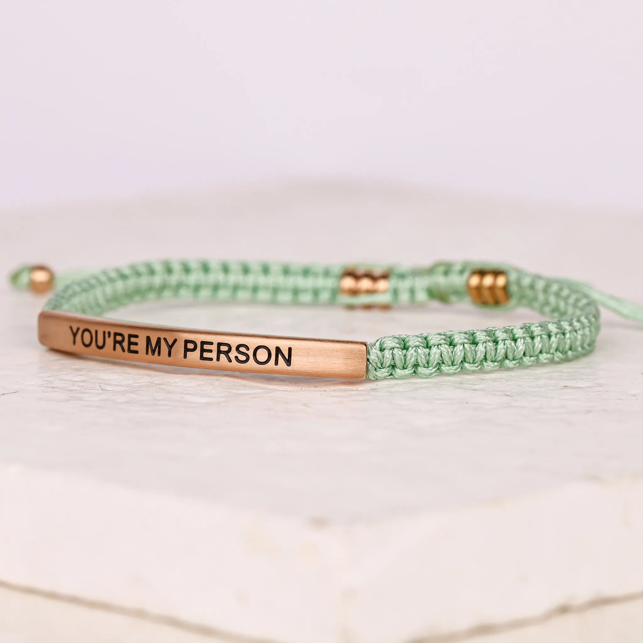 YOU'RE MY PERSON ROPE BRACELET