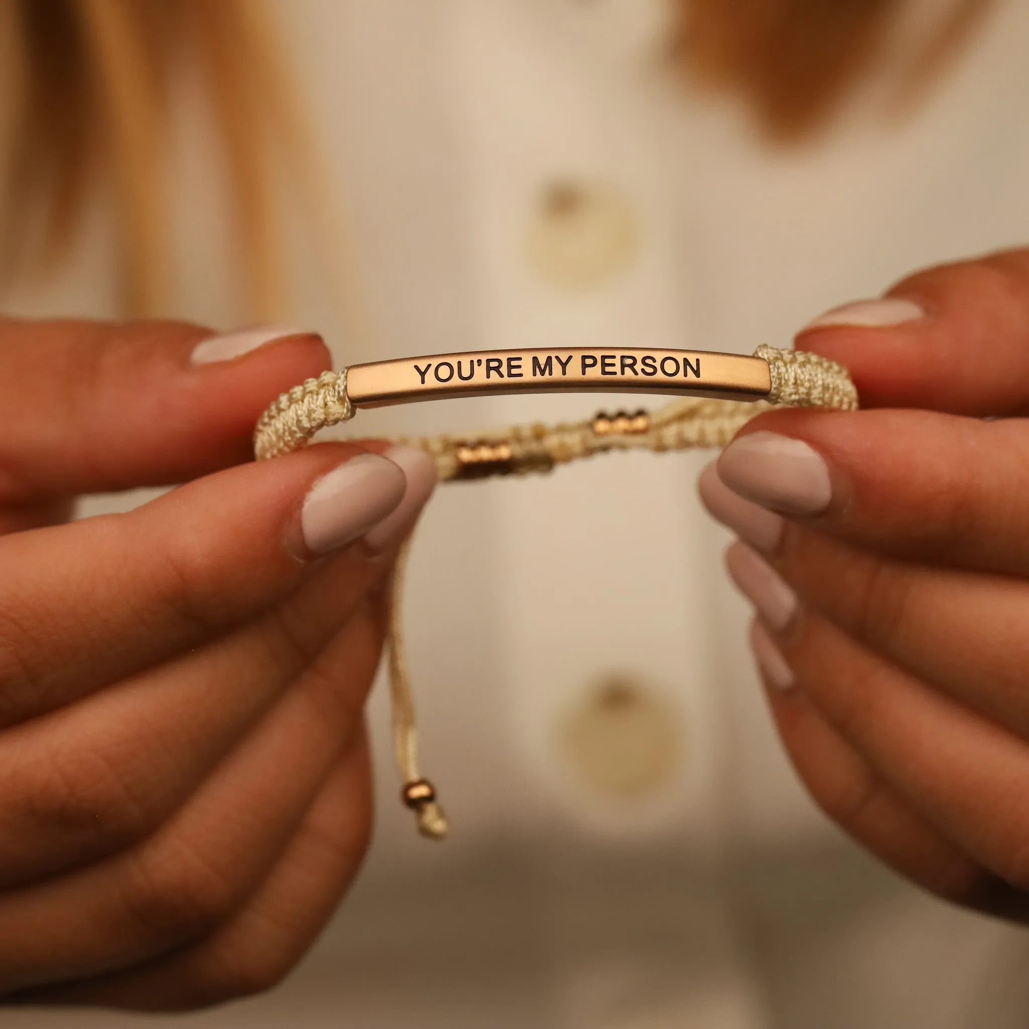 YOU'RE MY PERSON ROPE BRACELET