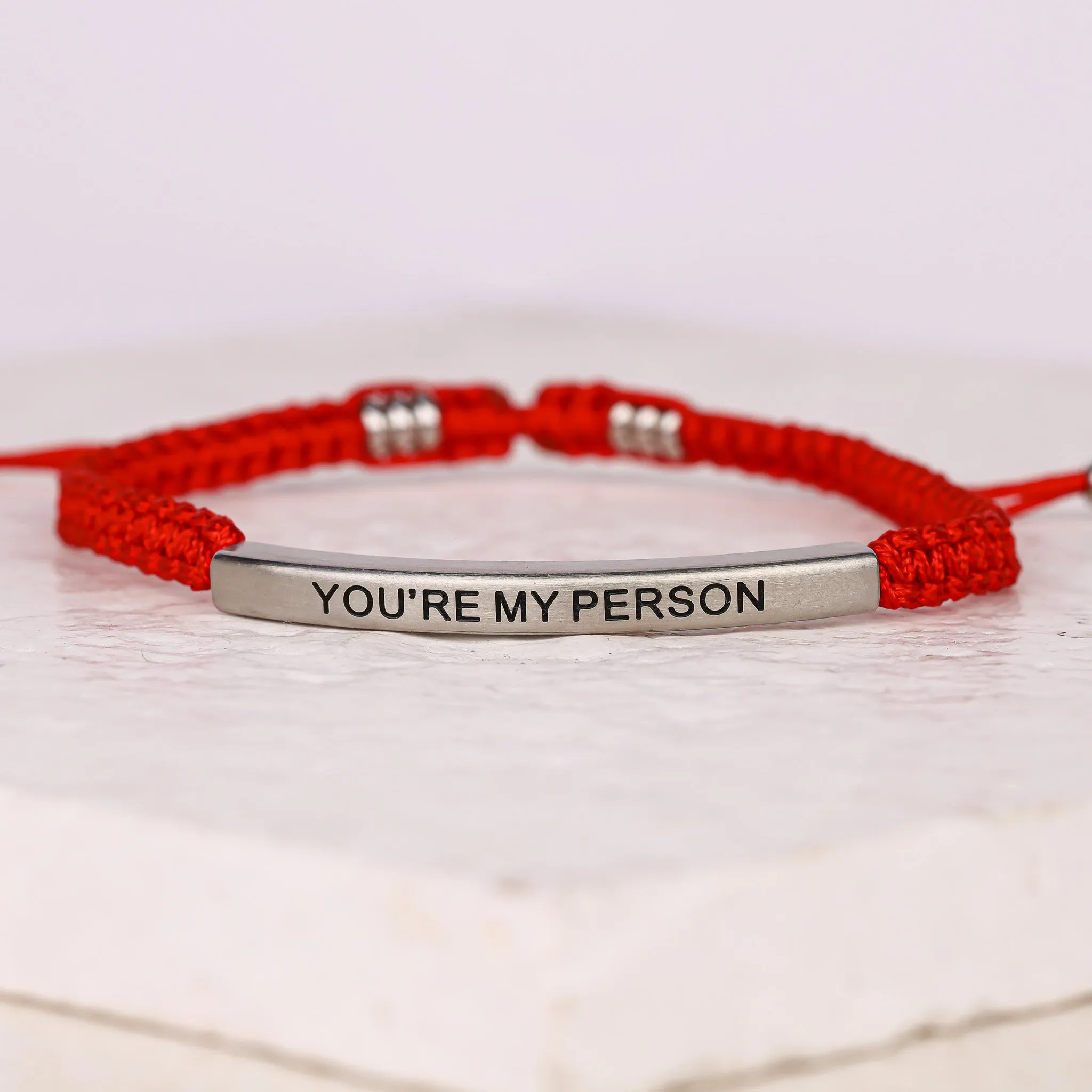 YOU'RE MY PERSON ROPE BRACELET