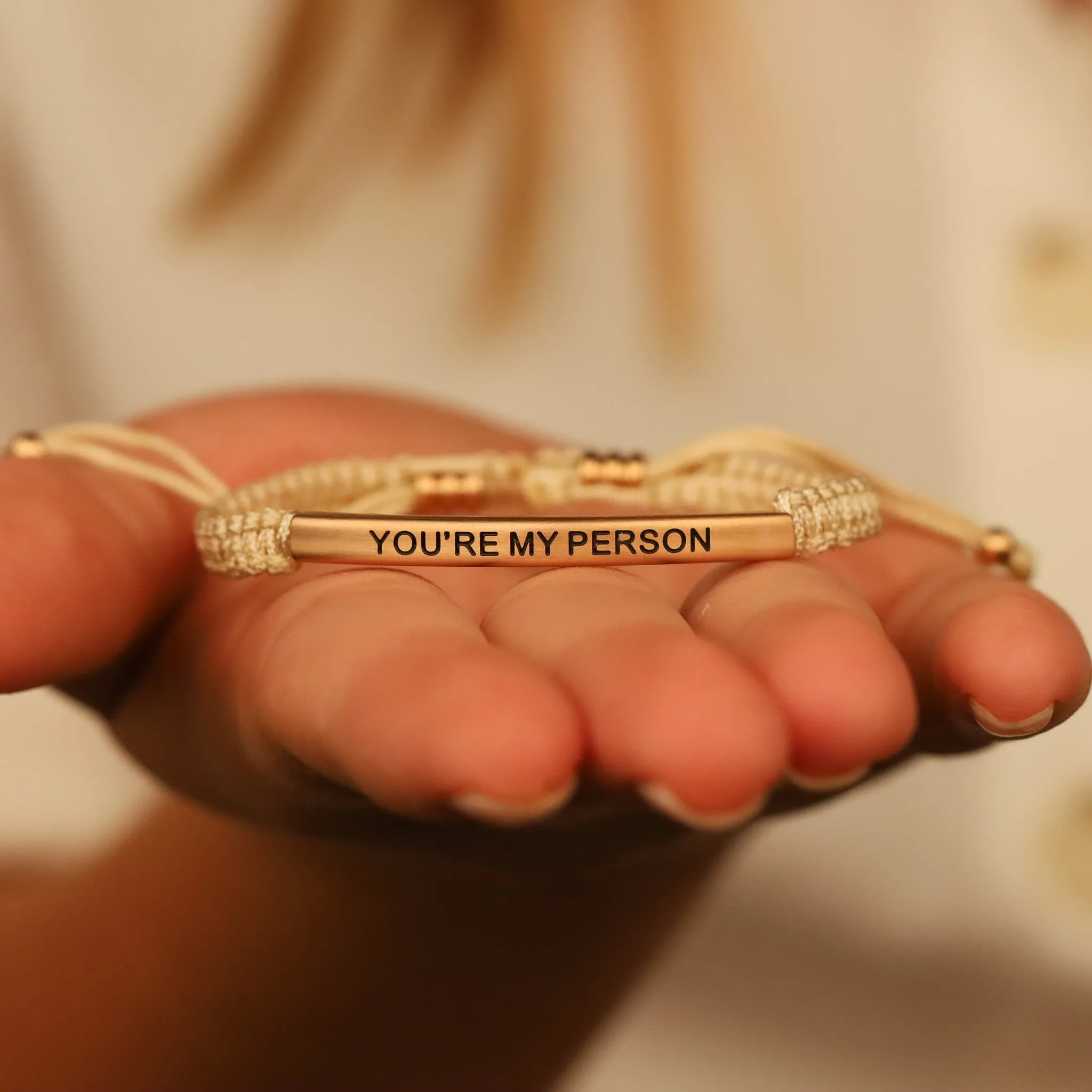 YOU'RE MY PERSON ROPE BRACELET