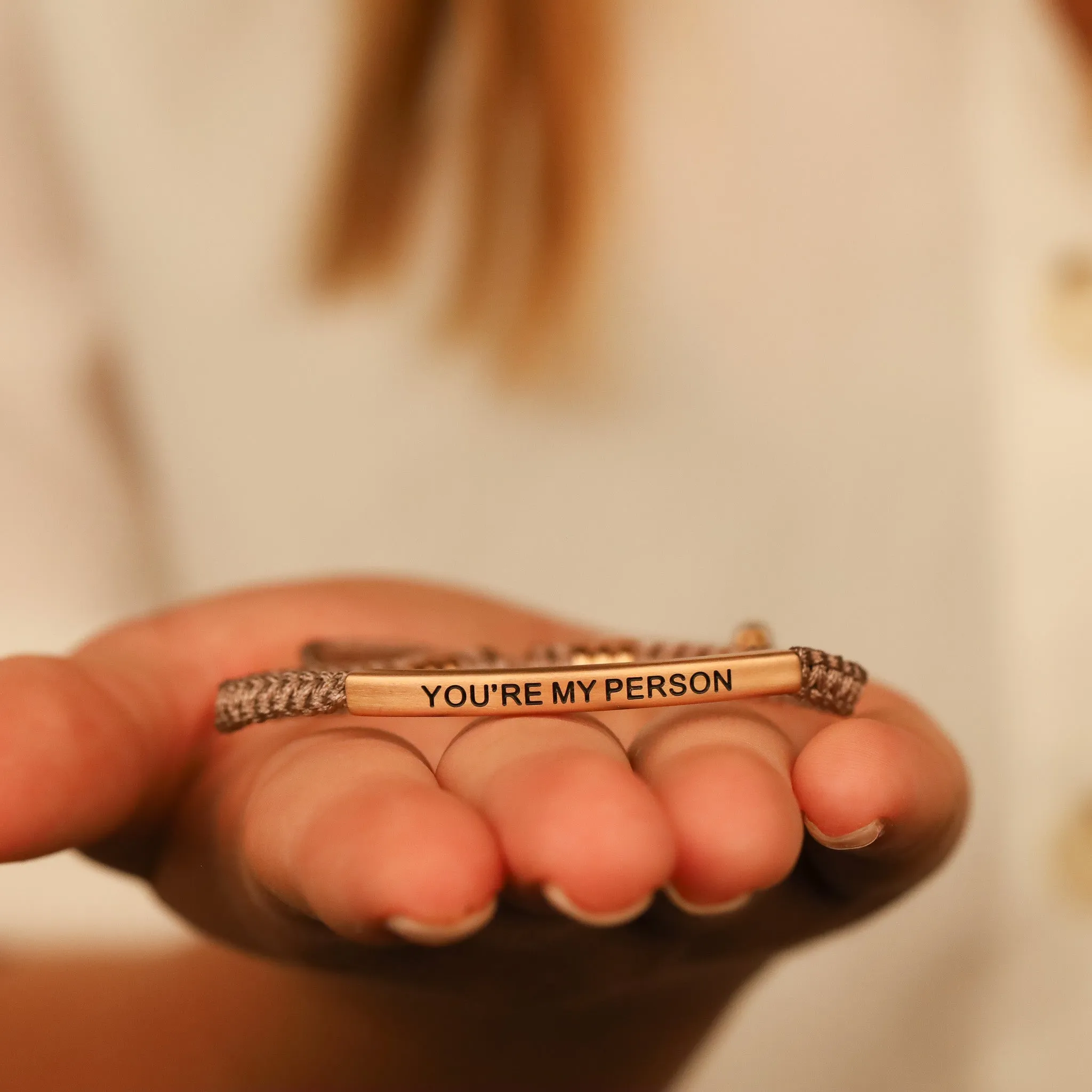 YOU'RE MY PERSON ROPE BRACELET