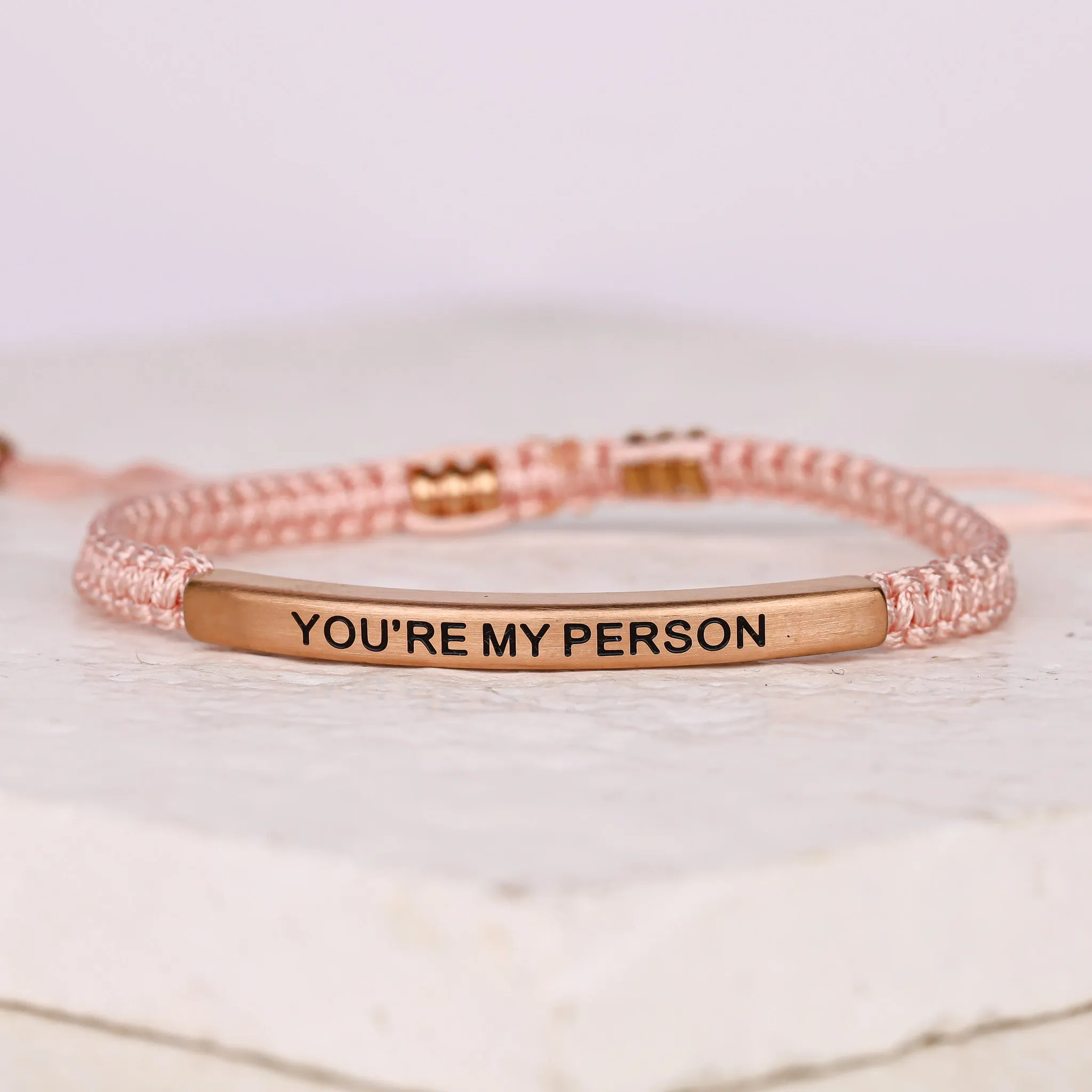 YOU'RE MY PERSON ROPE BRACELET