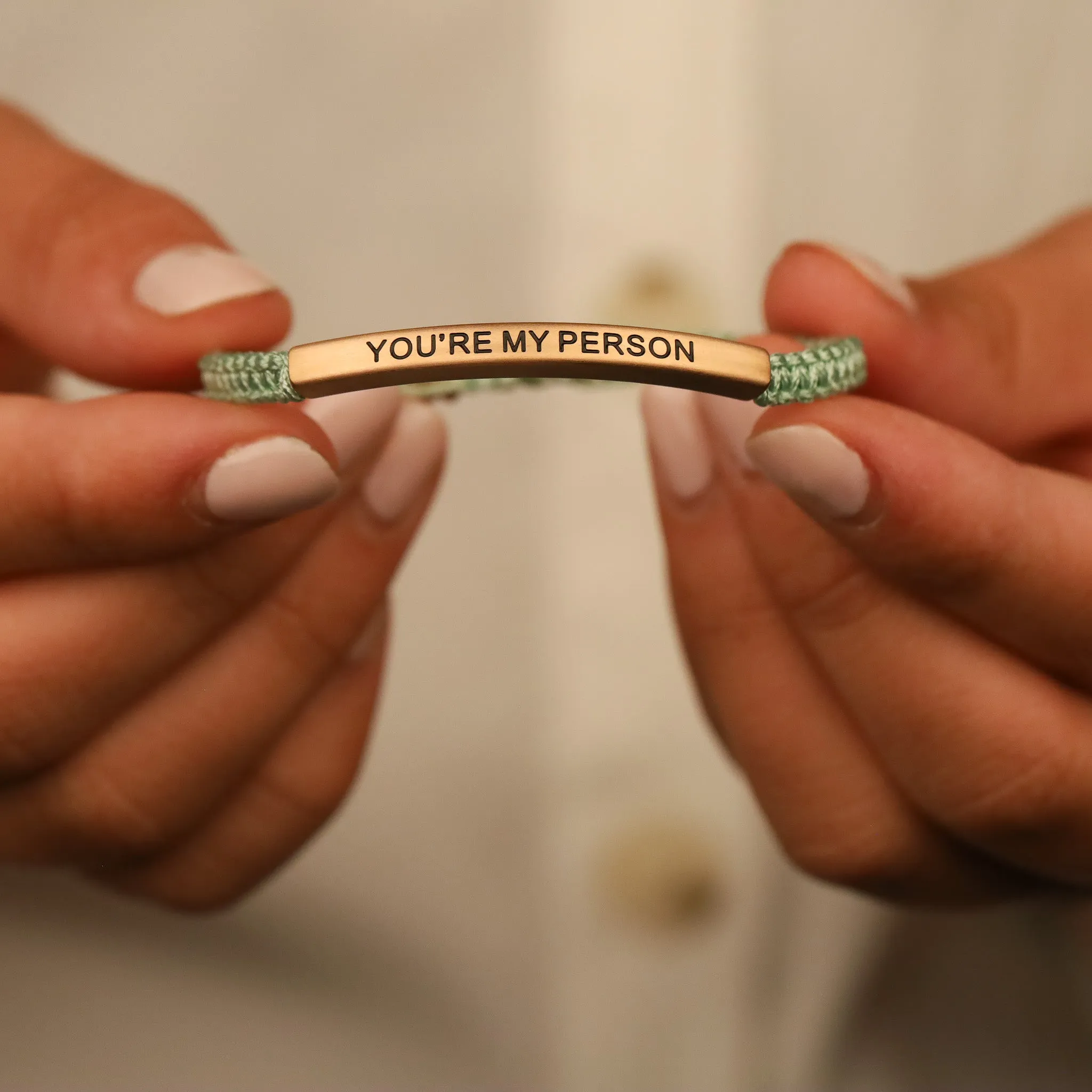 YOU'RE MY PERSON ROPE BRACELET